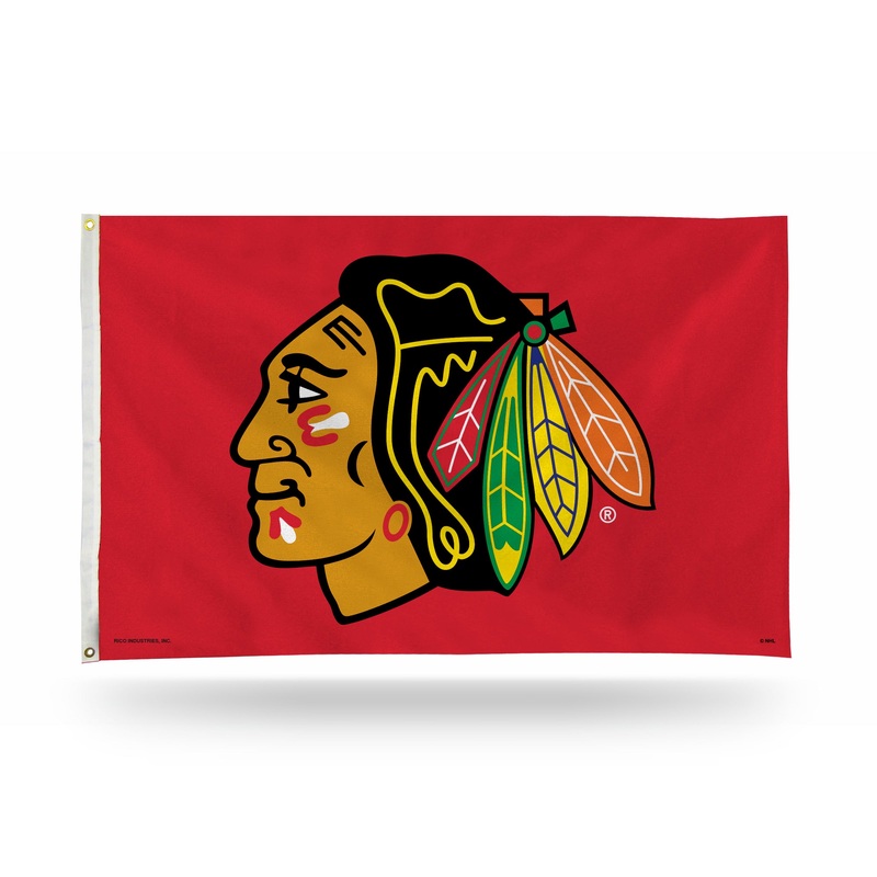 NHL Chicago Blackhawks 3×5 Banner Flag