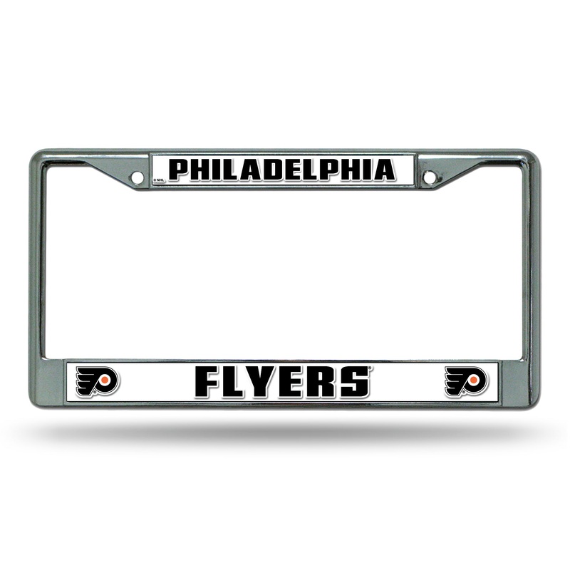 NHL Philadelphia Flyers Chrome License Plate Frame