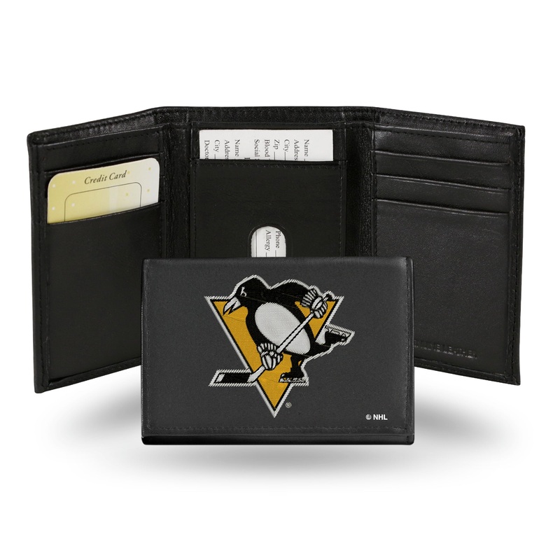 NHL Pittsburgh Penguins Embroidered Tri-Fold Wallet