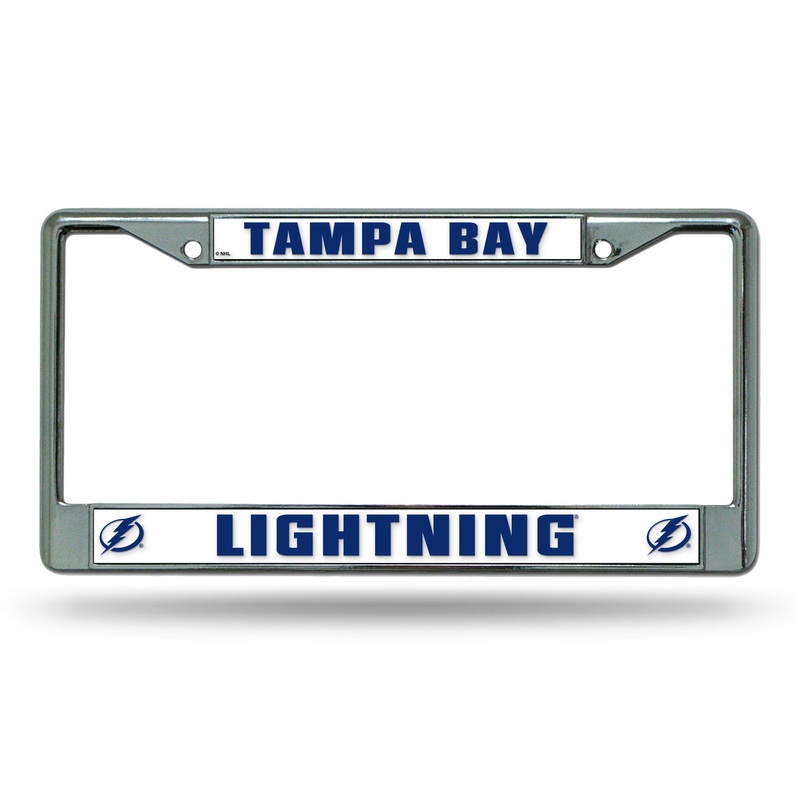 NHL Tampa Bay Lightning Chrome License Plate Frame
