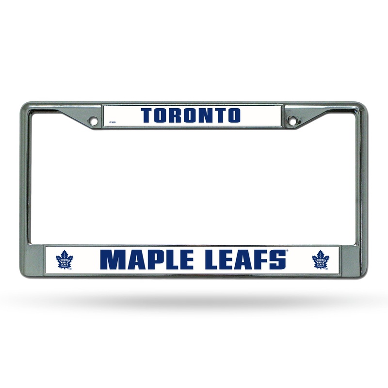 NHL Toronto Maple Leafs Chrome License Plate Frame