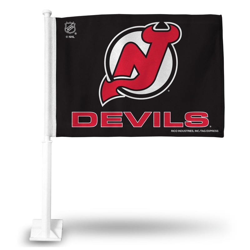 NHL New Jersey Devils Car Flag