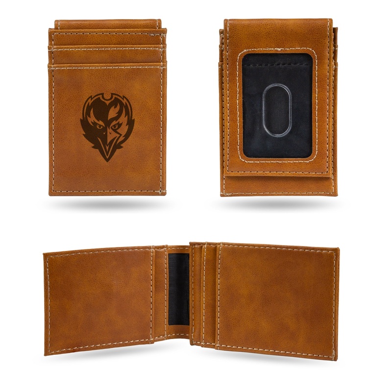 NFL Baltimore Ravens Laser Engraved Front Pocket Wallet