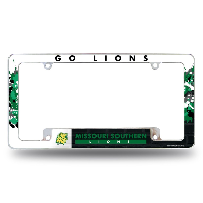 NCAA Missouri Southern State Lions Chrome License Plate Frame