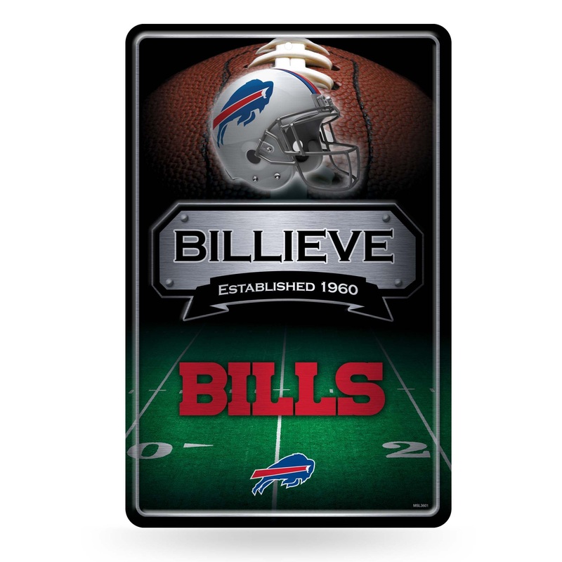 NFL Buffalo Bills Large Metal Sign
