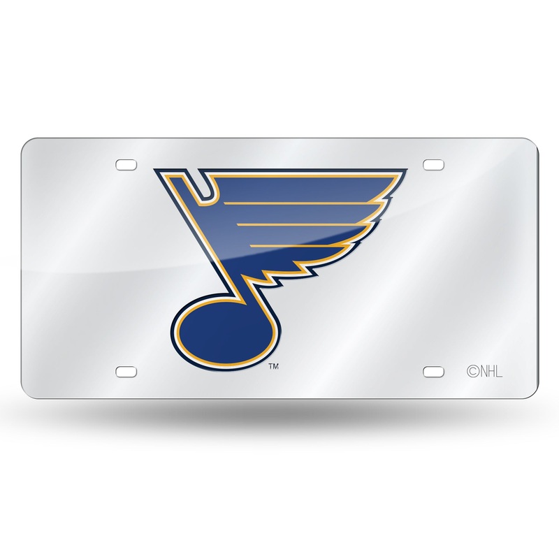 NHL St. Louis Blues Laser Cut Tag (Silver Packaged)