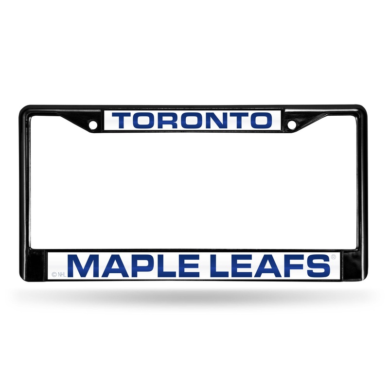 NHL Toronto Maple Leafs Laser License Frame (Black)