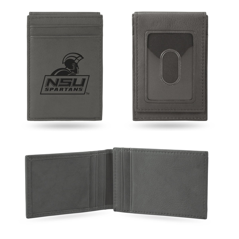 NCAA Norfolk State Spartans Laser Engraved Front Pocket Wallet