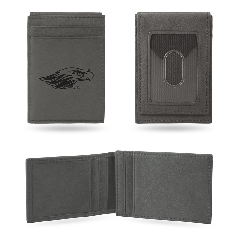 NCAA Wisconsin-Whitewater Warhawks Laser Engraved Front Pocket Wallet