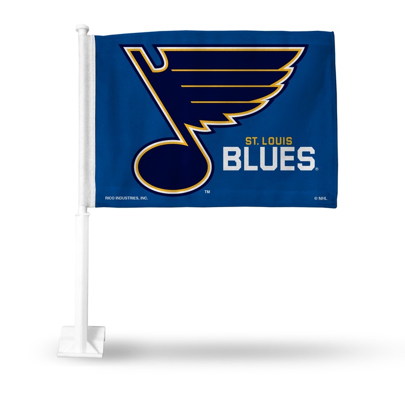 NHL St. Louis Blues Car Flag|BLUE|Primary|Carbon Fiber|Secondary Logo
