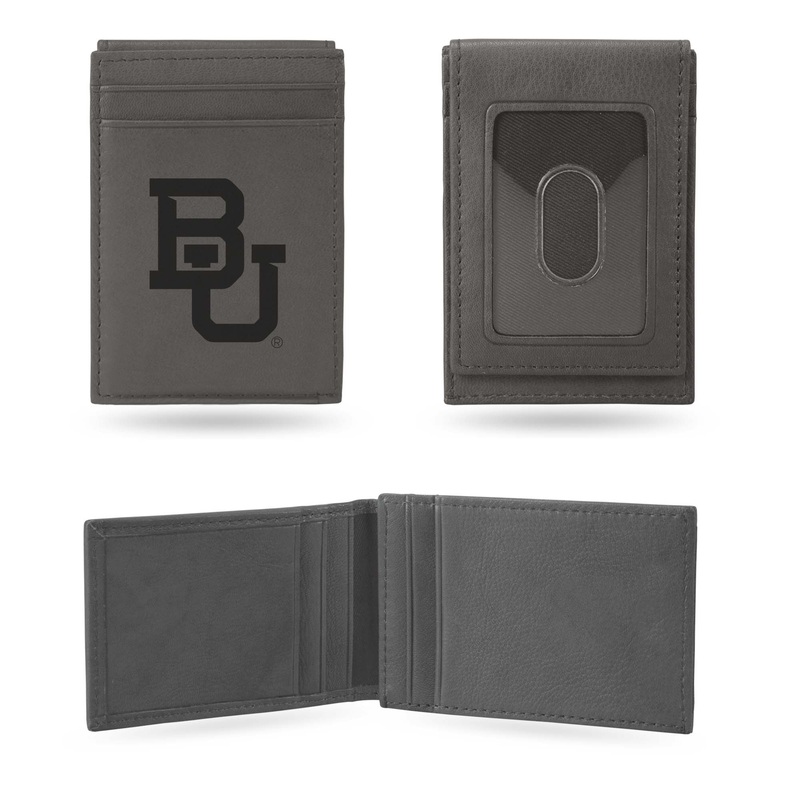 NCAA Baylor Bears Laser Engraved Front Pocket Wallet