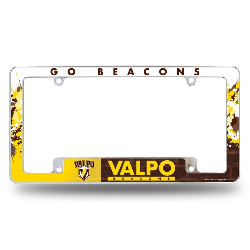 NCAA Valparaiso Crusaders Chrome License Plate Frame