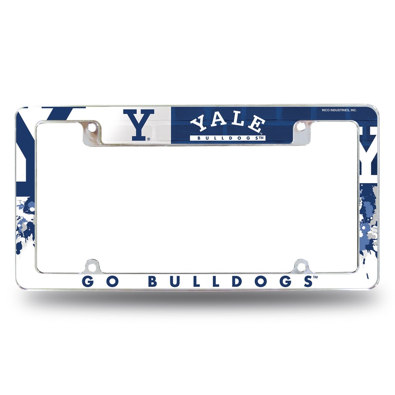 NCAA Yale Bulldogs Chrome License Plate Frame