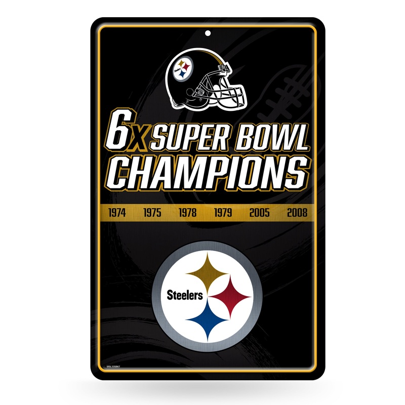 NFL Pittsburgh Steelers Large Metal Sign