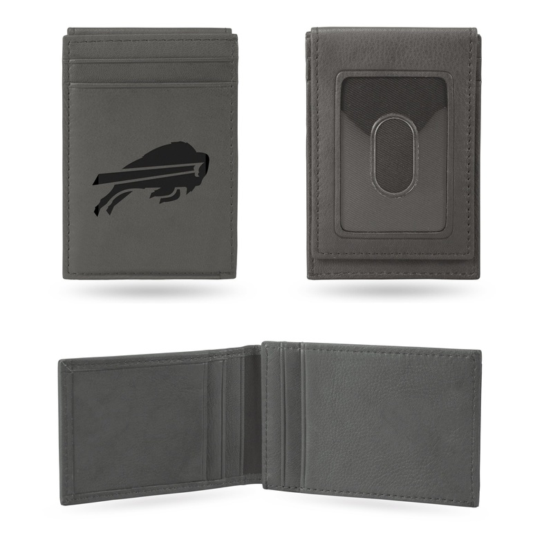 NFL Buffalo Bills Laser Engraved Front Pocket Wallet