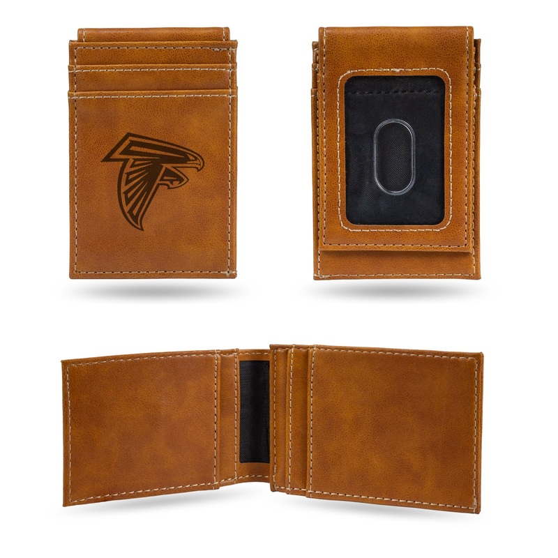 NFL Atlanta Falcons Laser Engraved Front Pocket Wallet