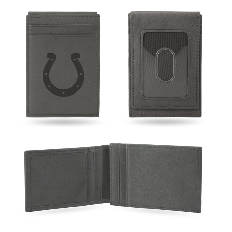 NFL Indianapolis Colts Laser Engraved Front Pocket Wallet