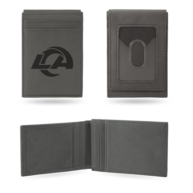 NFL Los Angeles Rams Laser Engraved Front Pocket Wallet
