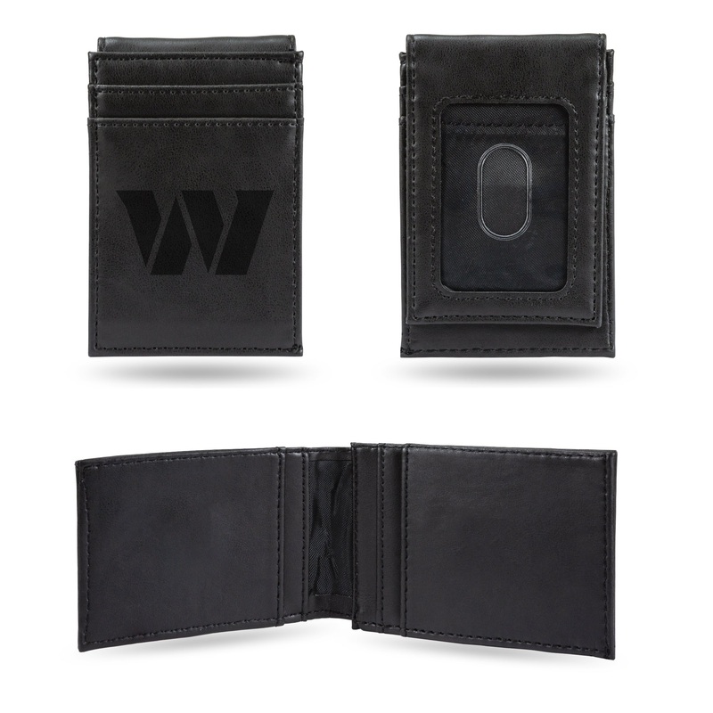 NFL Washington Commanders Laser Engraved Front Pocket Wallet