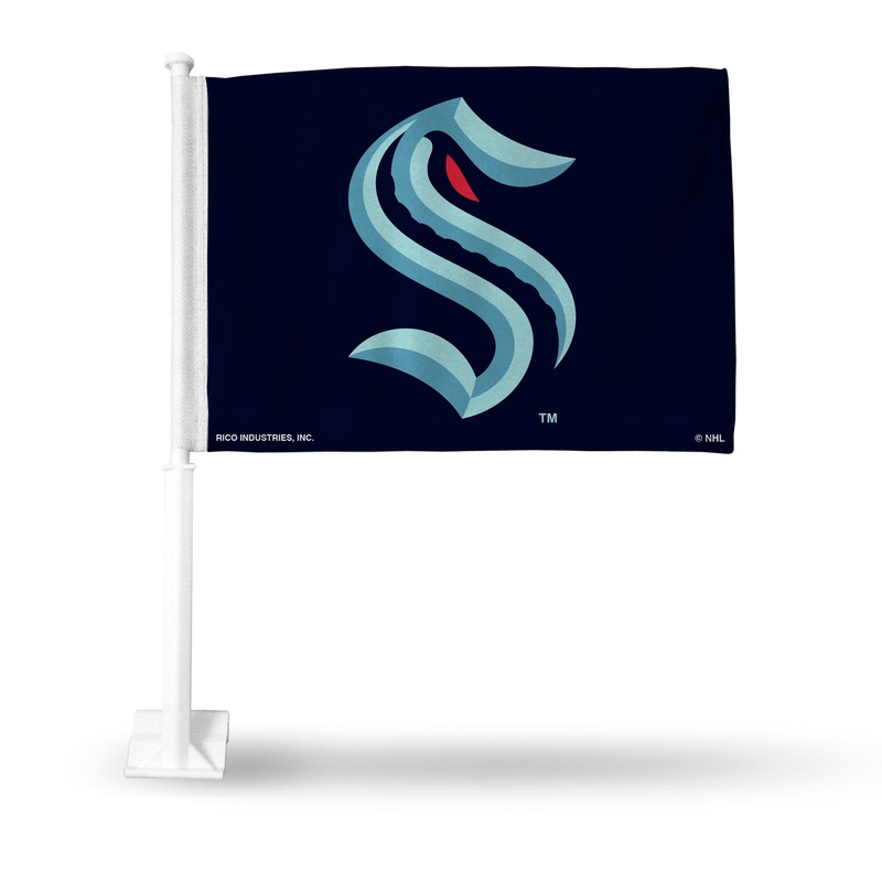NHL Seattle Kraken Car Flag|Standard|Carbon Fiber
