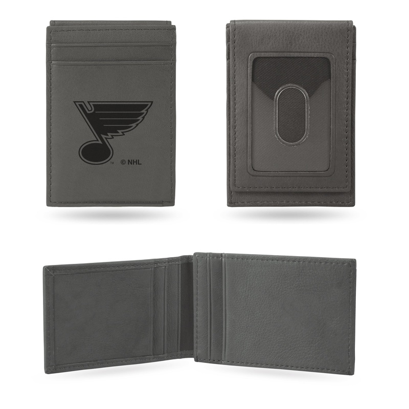 NHL St. Louis Blues Laser Engraved Front Pocket Wallet