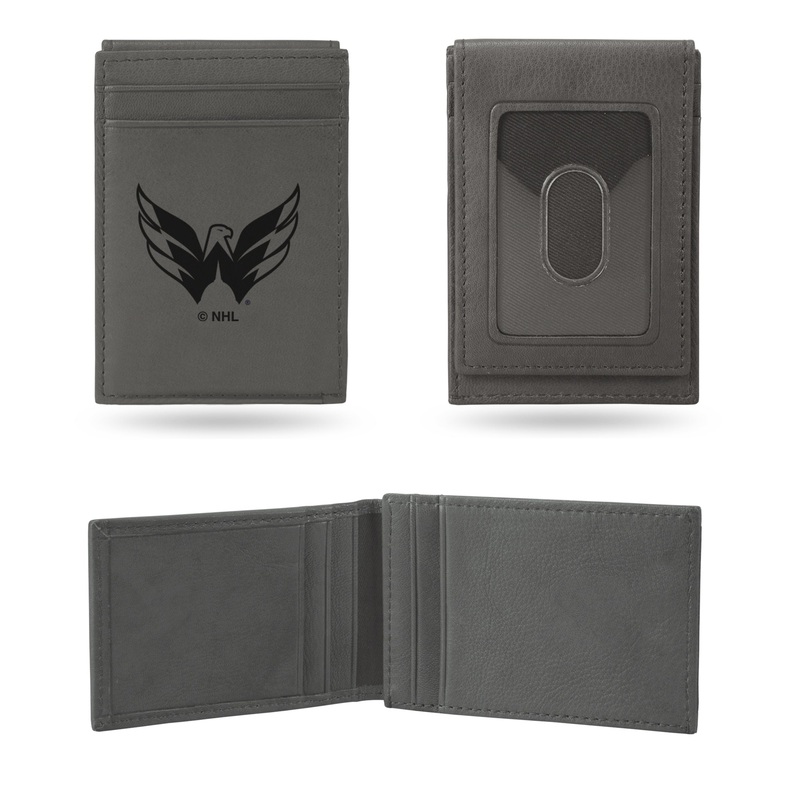 NHL Washington Capitals Laser Engraved Front Pocket Wallet