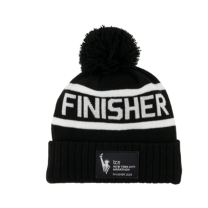New Balance NYC Marathon Finisher Pom Beanie