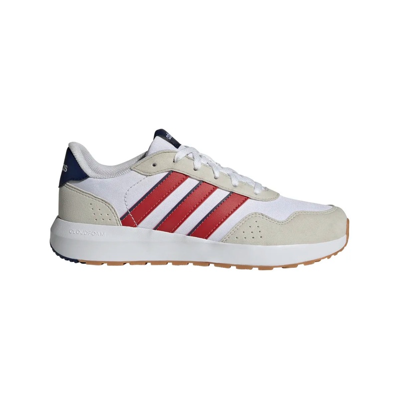 adidas Youth Run 60s Shoes|FOOTWEAR WHITE/ COLLEGIATE RED/DARK BLUE|3.5|4|4.5|5|5.5|6|6.5|7