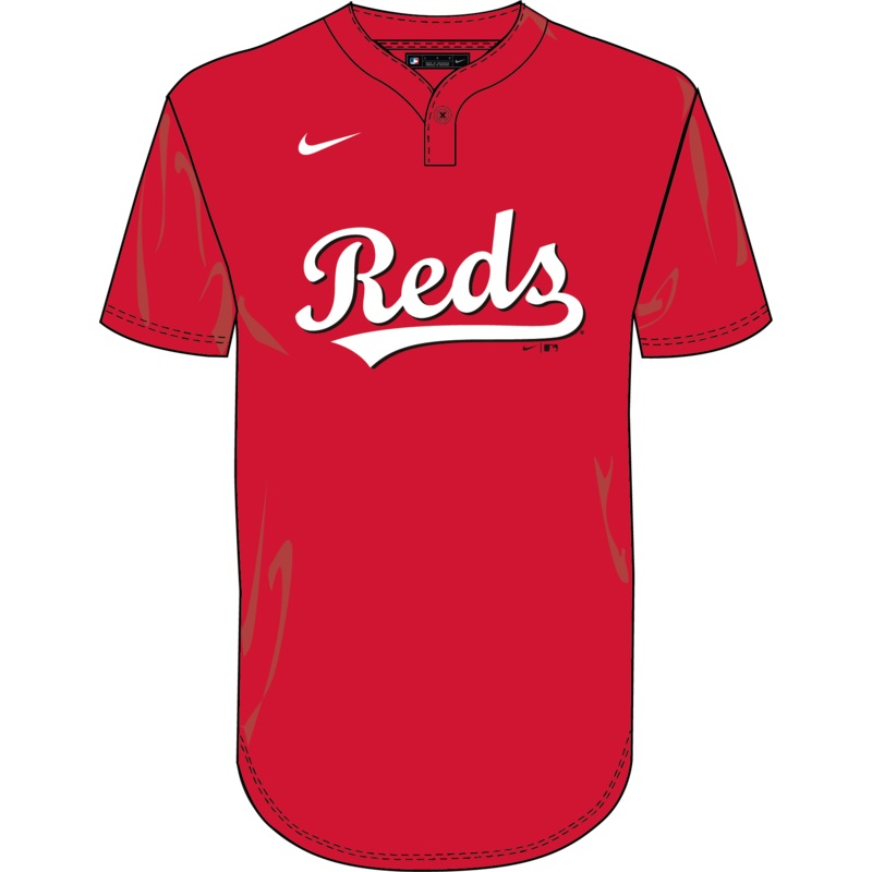 Nike Cincinnati Reds Youth Institutional 1 Button Pullover