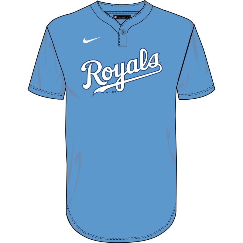 Nike Kansas City Royals Youth Institutional 1 Button Pullover