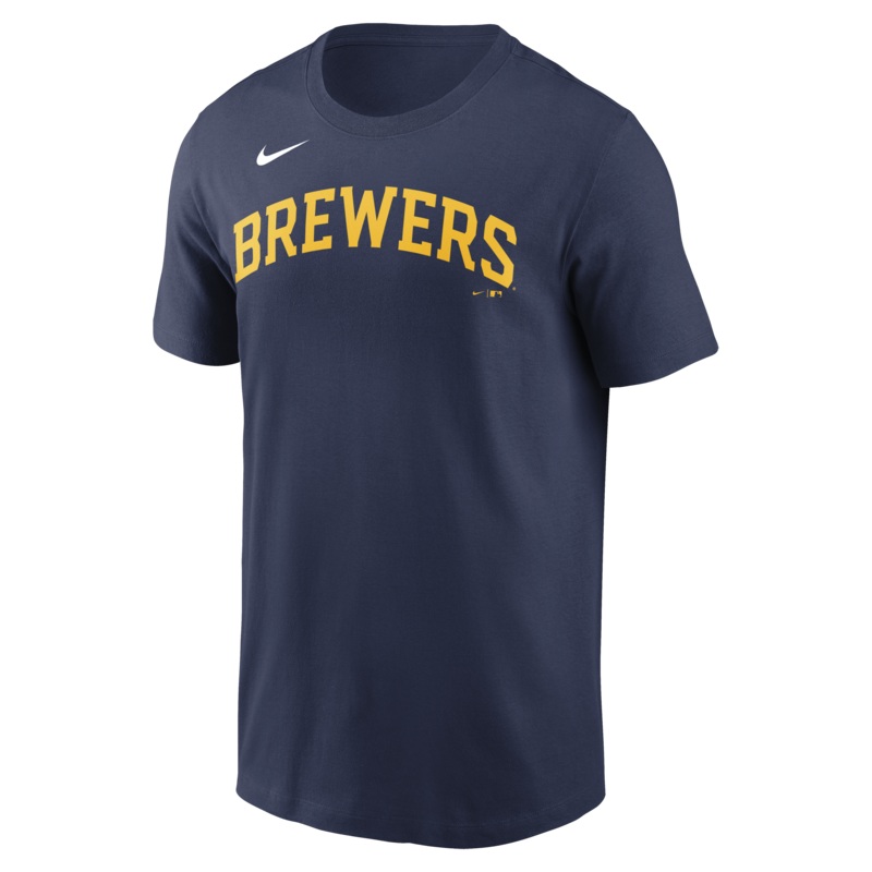 Nike Milwaukee Brewers Adult Institiutional Short Sleeve Cotton Tee