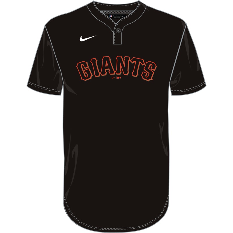 Nike San Francisco Giants Youth Institutional 1 Button Pullover