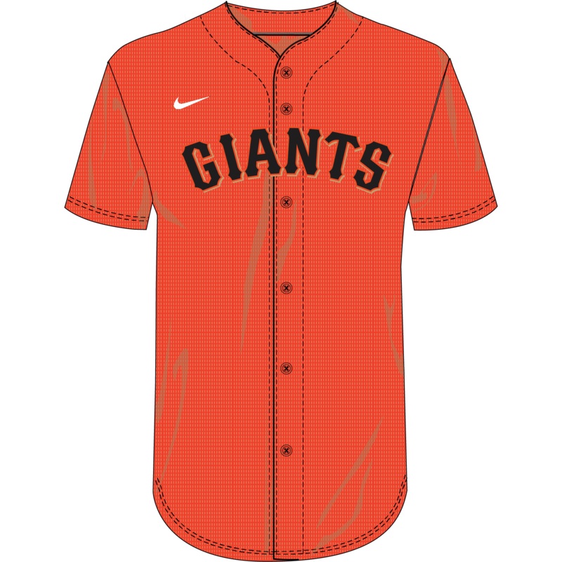 Nike San Francisco Giants Youth Institutional Full Button Jersey