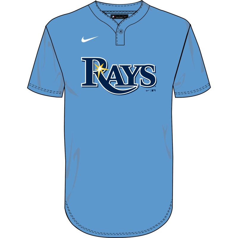 Nike Tampa Bay Rays Youth Institutional 1 Button Pullover