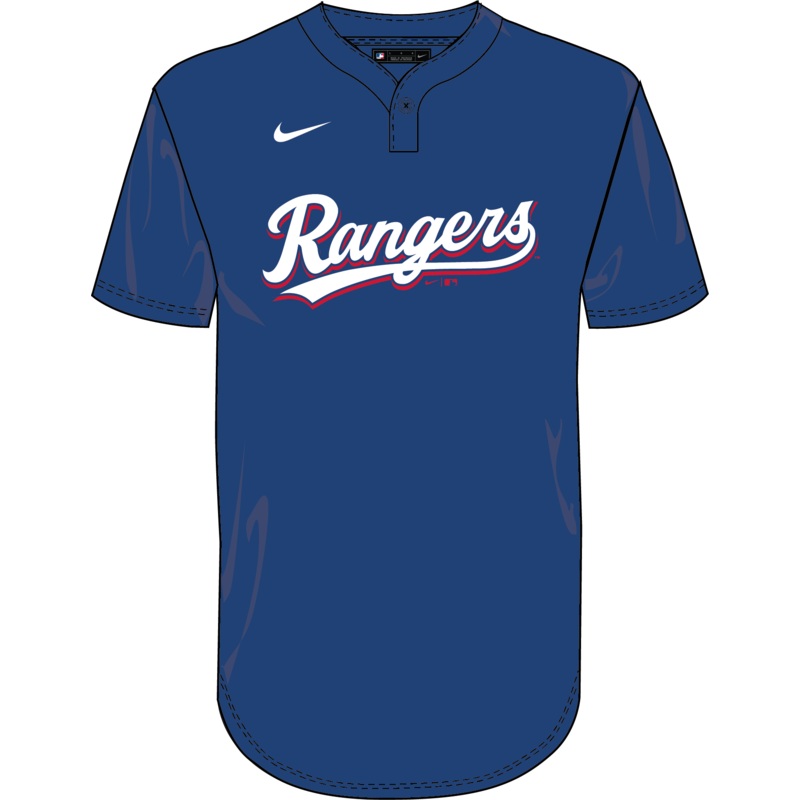 Nike Texas Rangers Youth Institutional 1 Button Pullover