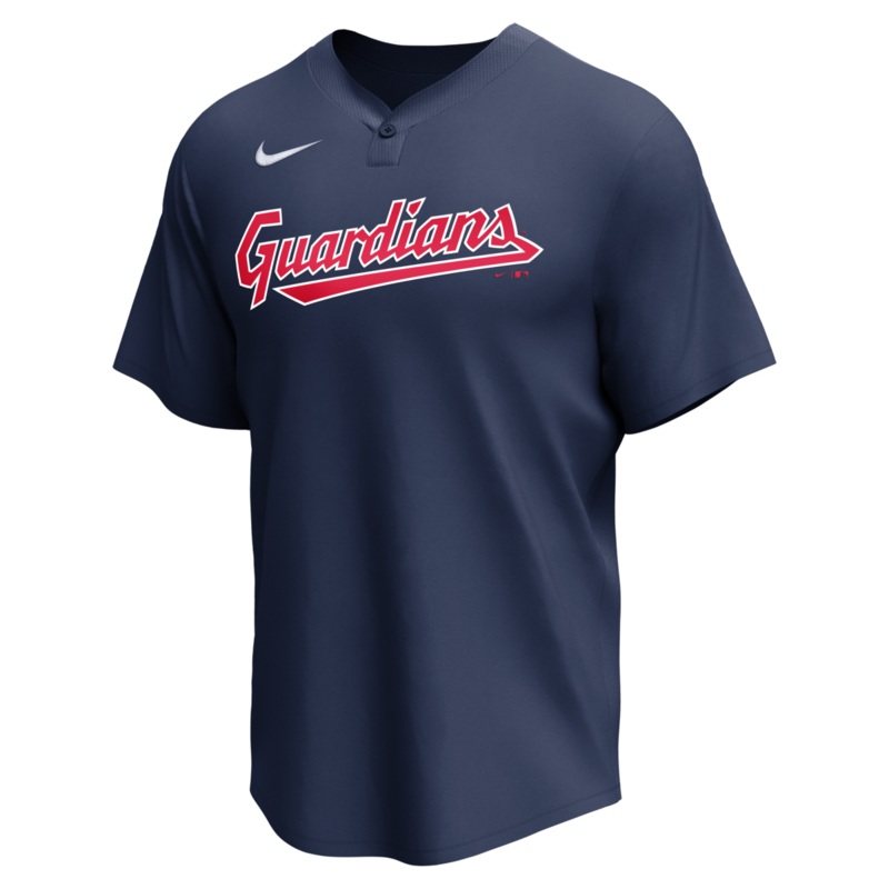 Nike Cleveland Guardians Adult Institutional 1 Button Pullover