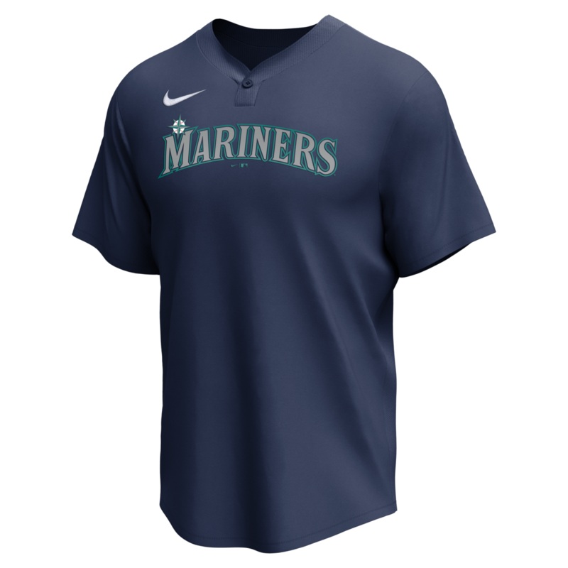 Nike Seattle Mariners Adult Institutional 1 Button Pullover