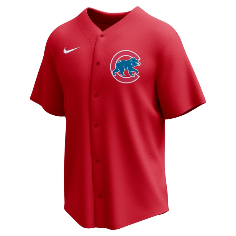 Nike Chicago Cubs Adult Institutional Full Button Jersey