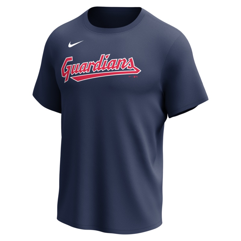 Nike Cleveland Guardians Adult Institutional Short Sleeve Crew Neck Tee