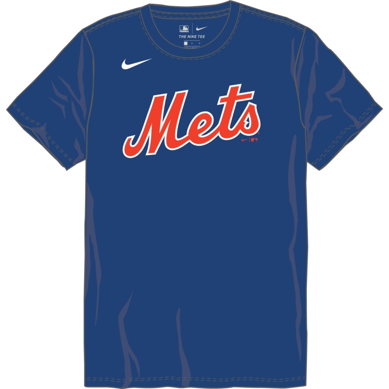 Nike New York Mets Youth Institutional Short Sleeve Crew Neck Tee