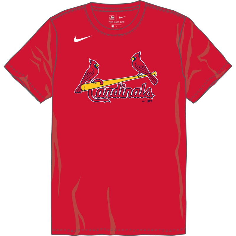 Nike St. Louis Cardinals Youth Institutional Short Sleeve Crew Neck Tee