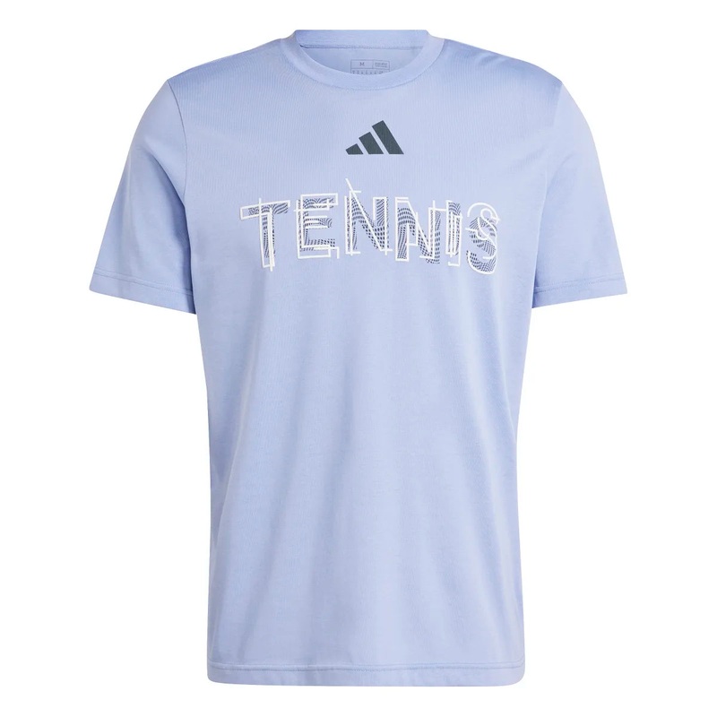 adidas Men’s Tennis Hi-Visibility Interview Graphic T-Shirt