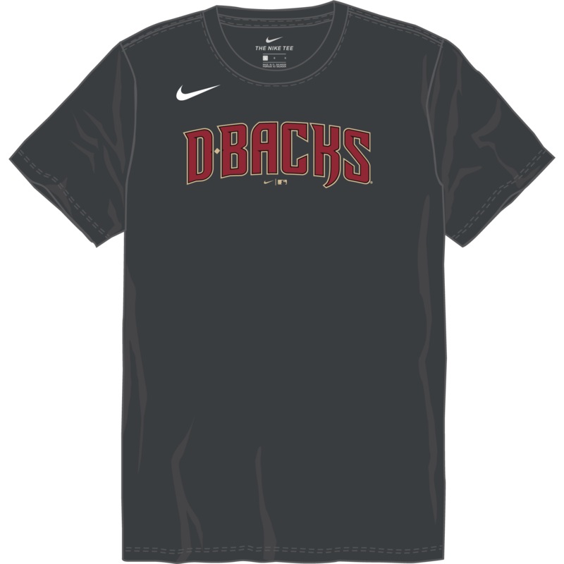 Nike Arizona Diamondbacks Youth Crew Neck Cotton Tee