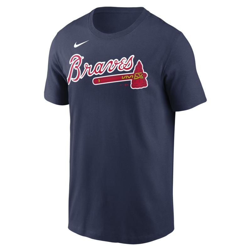 Nike Atlanta Braves Adult Institiutional Short Sleeve Cotton Tee