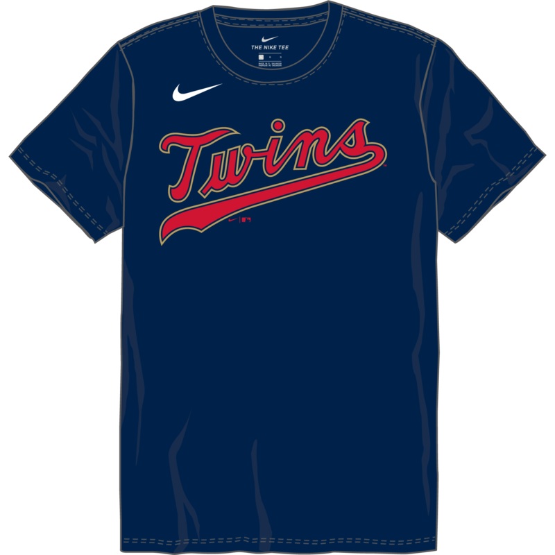 Nike Minnesota Twins Men’s Crew Neck Cotton Tee