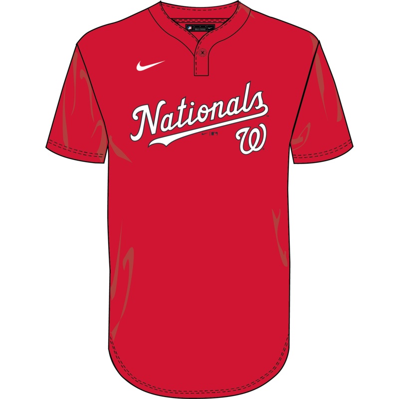 Nike Washington Nationals Youth 1-Button Jersey