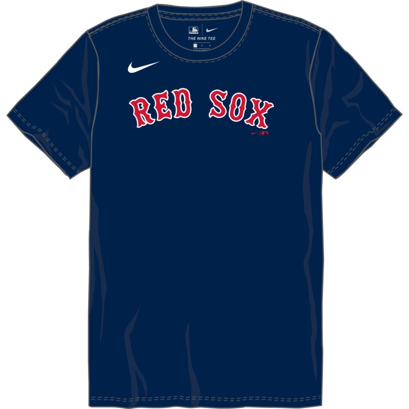 Nike Boston Red Sox Youth Institutional Short Sleeve Crew Neck Tee