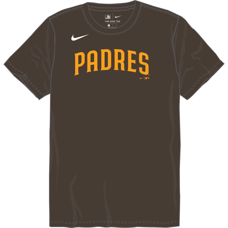 Nike San Diego Padres Youth Institutional Short Sleeve Crew Neck Tee