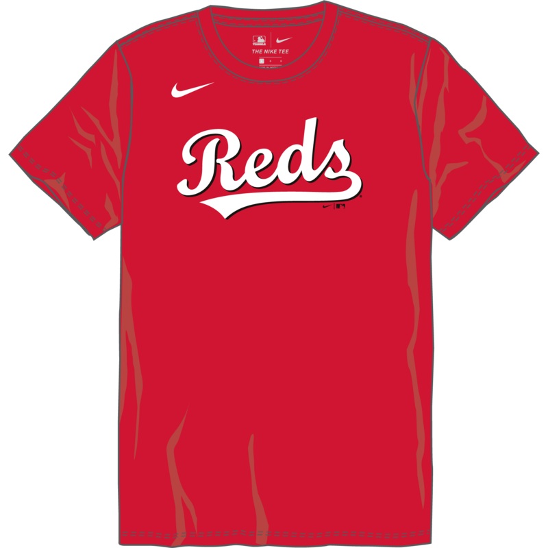 Nike Cincinnati Reds Youth Crew Neck Synthetic City Connect Tee