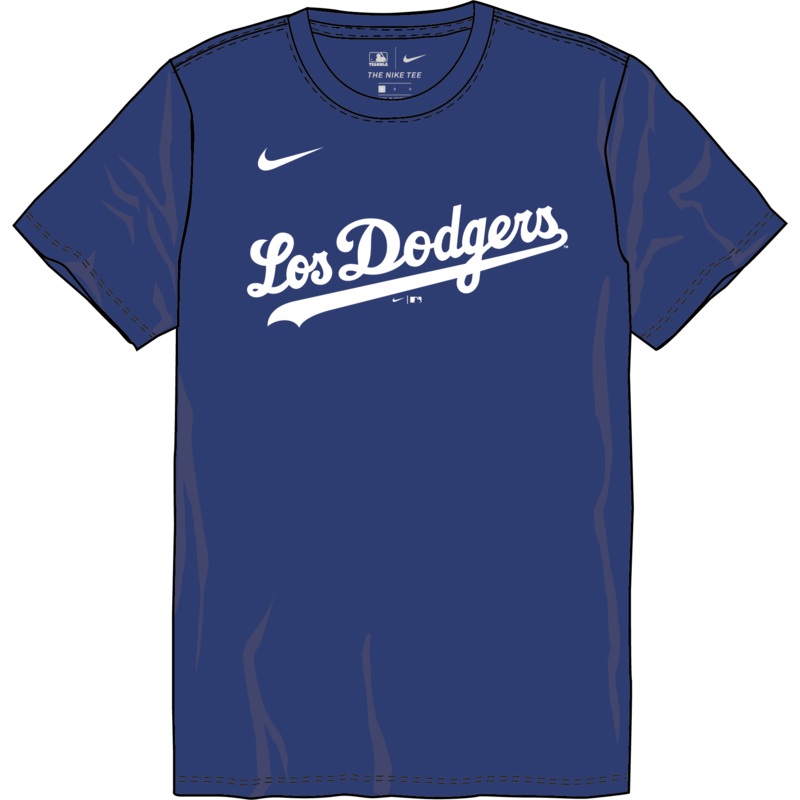 Nike Los Angeles Dodgers Youth Institutional Short Sleeve Crew Neck Tee